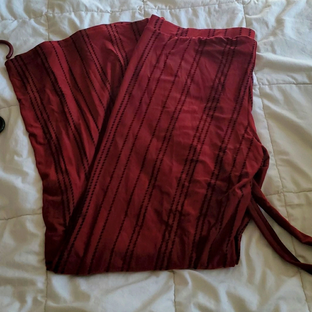 Stylish red pants